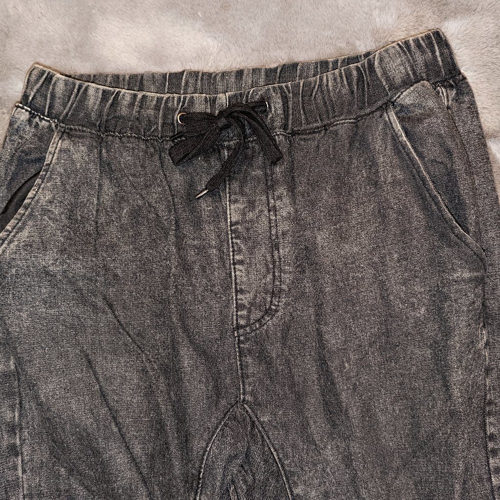 Black String Tie Jeans/Pants By Courage Clothing Size XL